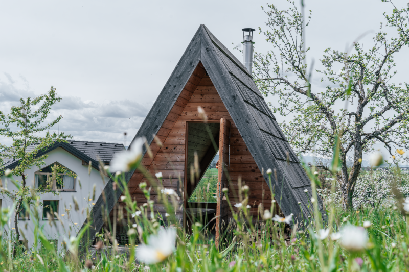A-frame cabin